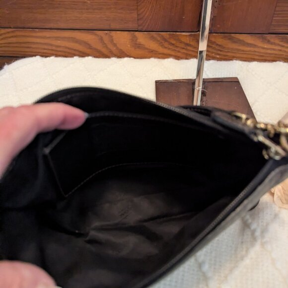 COACH vintage 9311 mini black leather bag baguette - Picture 11 of 11